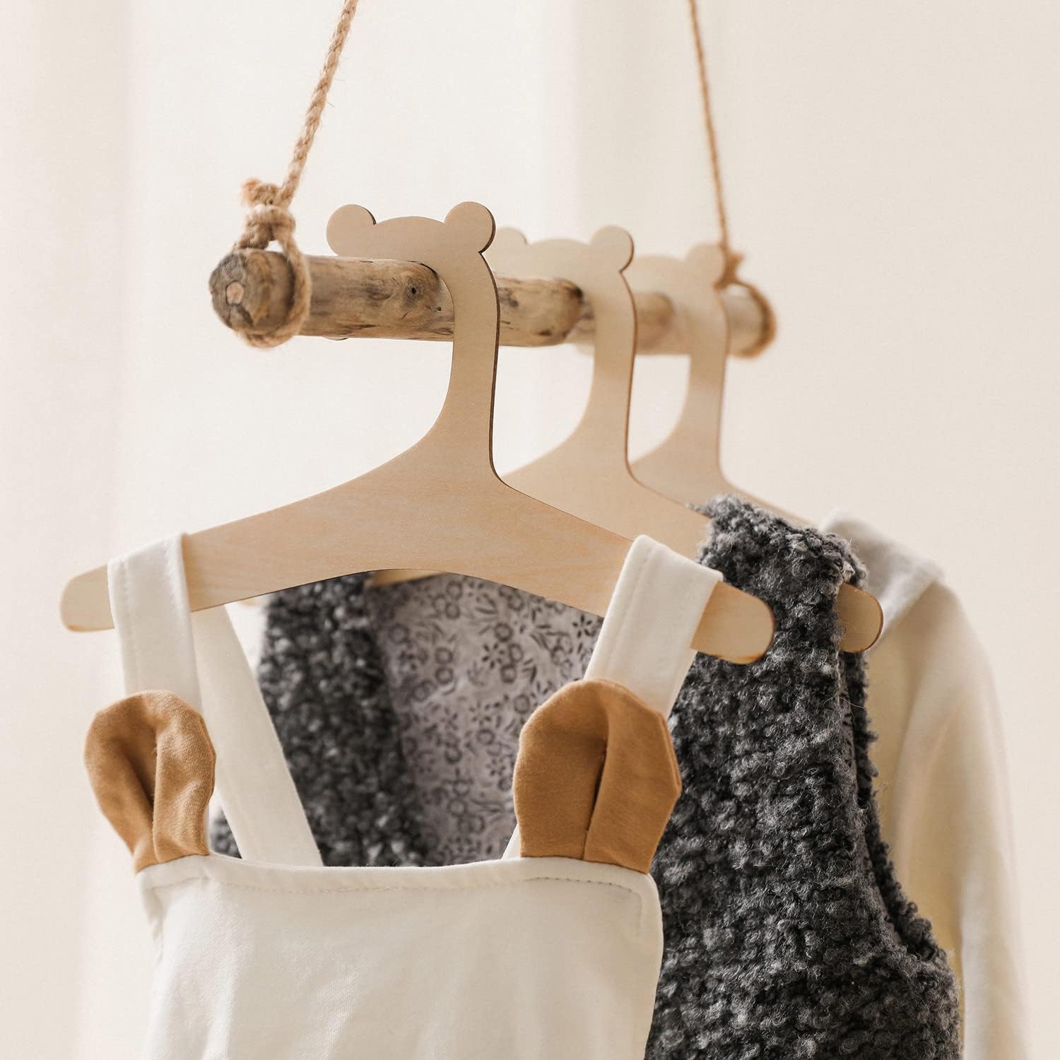 Baby Nursery Images Free - 9 Inch Wooden Baby Hangers for