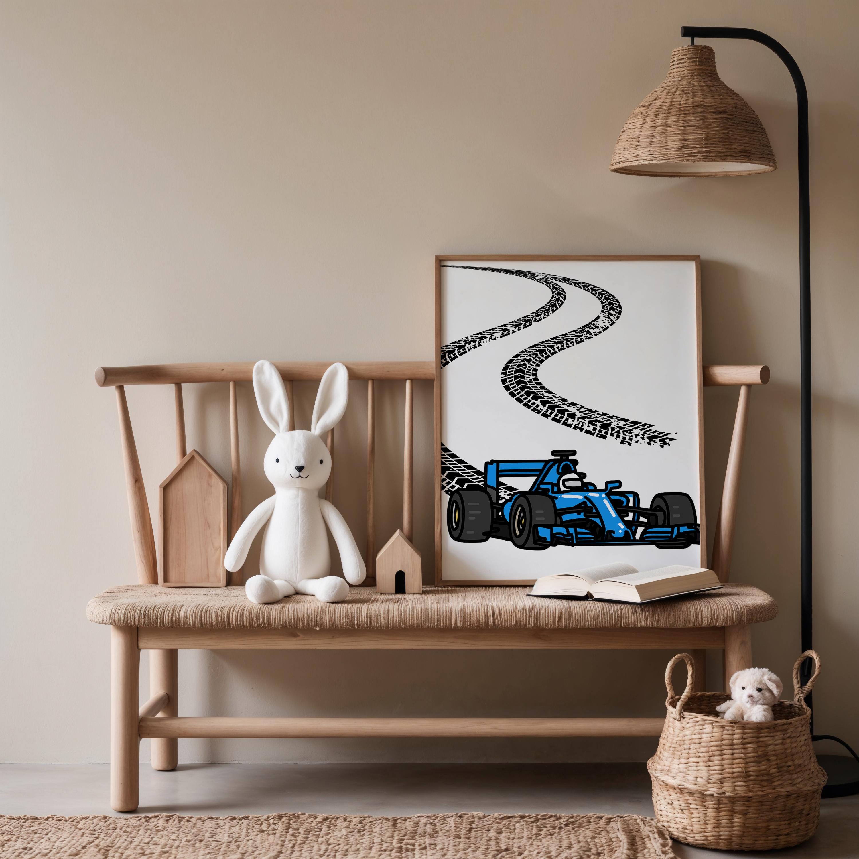 Custom Name Racing Car Nursery - đánh giá và giá Baby Nursery Prints