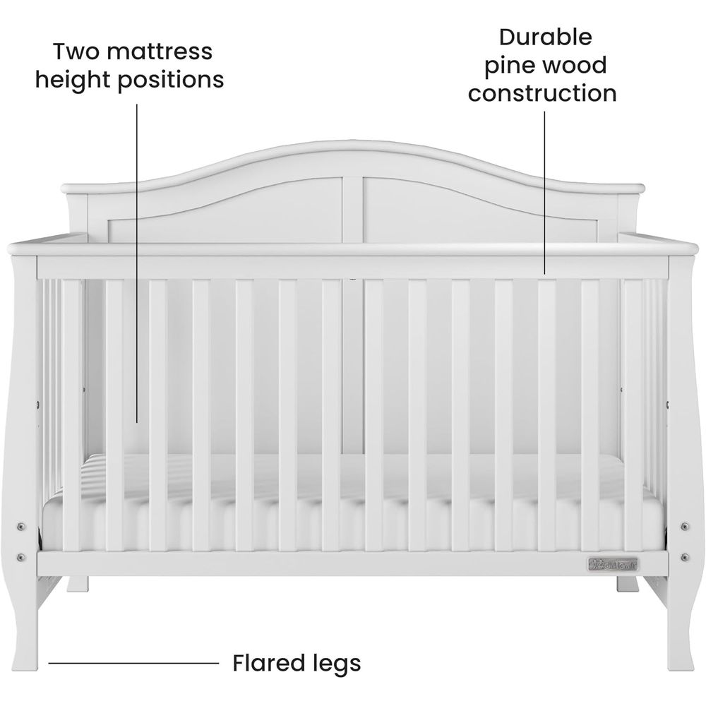4-in-1 Convertible Crib Set fo - đánh giá và giá Convertible Crib Set