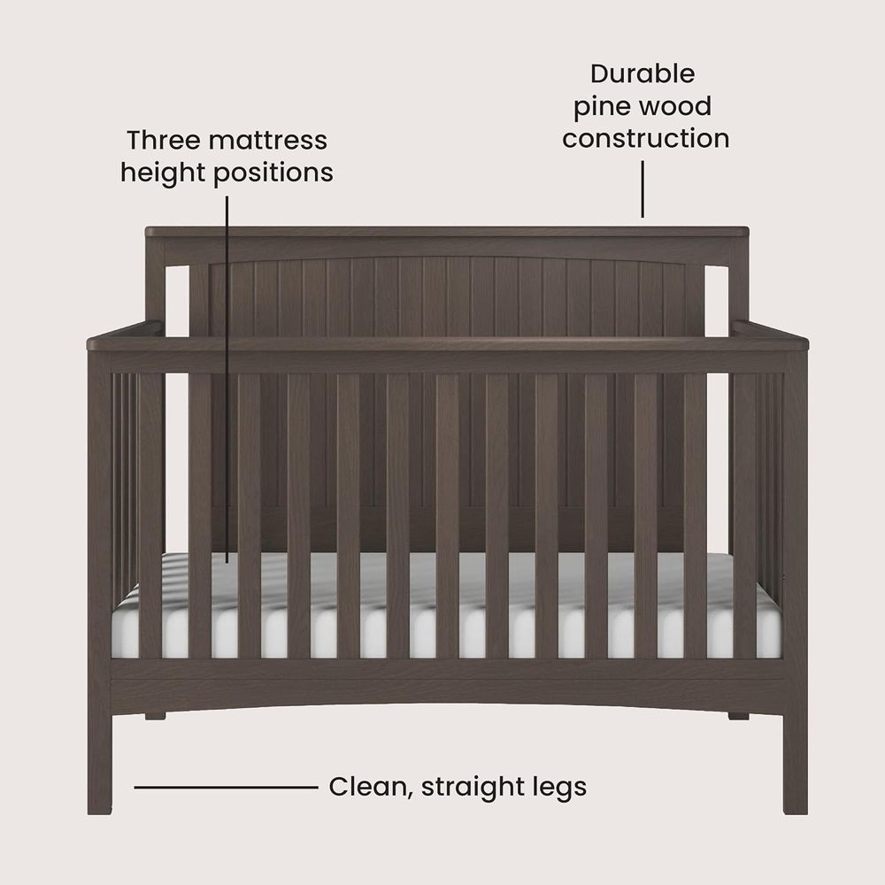 Scout 3-Piece Nursery Set, Inc - đánh giá và giá Convertible Crib Set