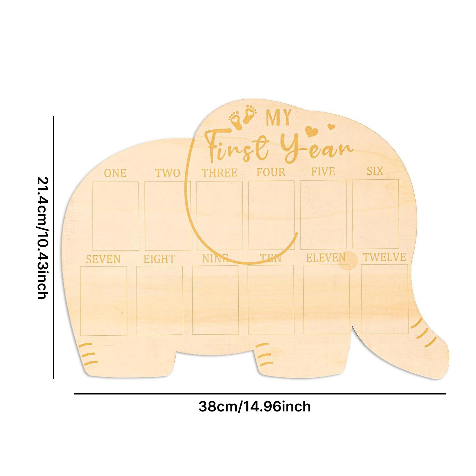 Baby Milestone Photo Board 1st - đánh giá và giá Baby Nursery Gender Neutral