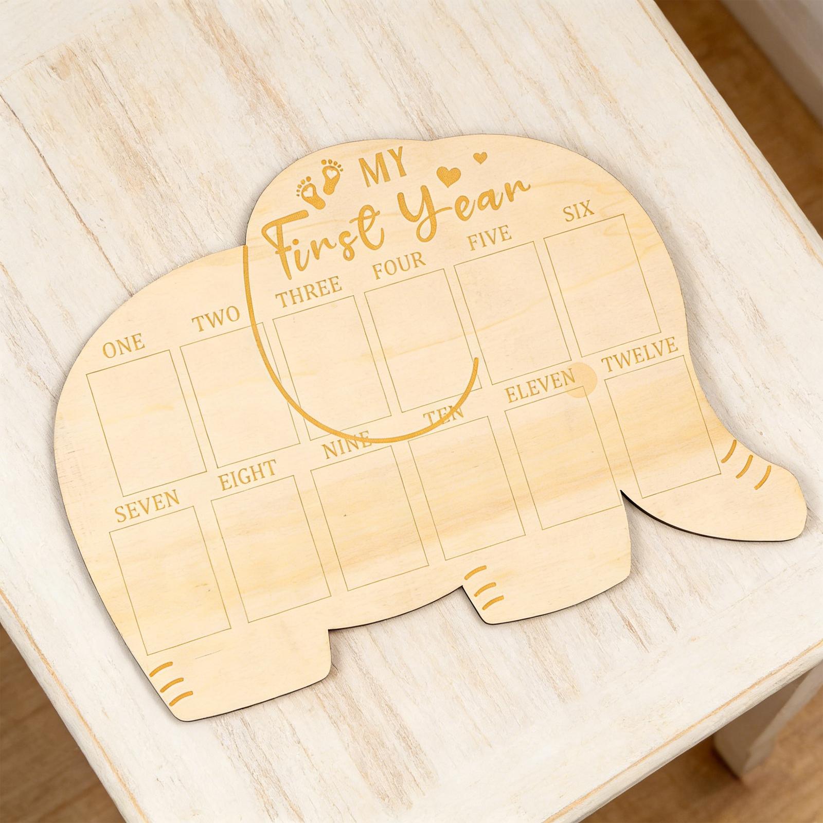 Baby Milestone Photo Board 1st - đánh giá và giá Baby Nursery Gender Neutral