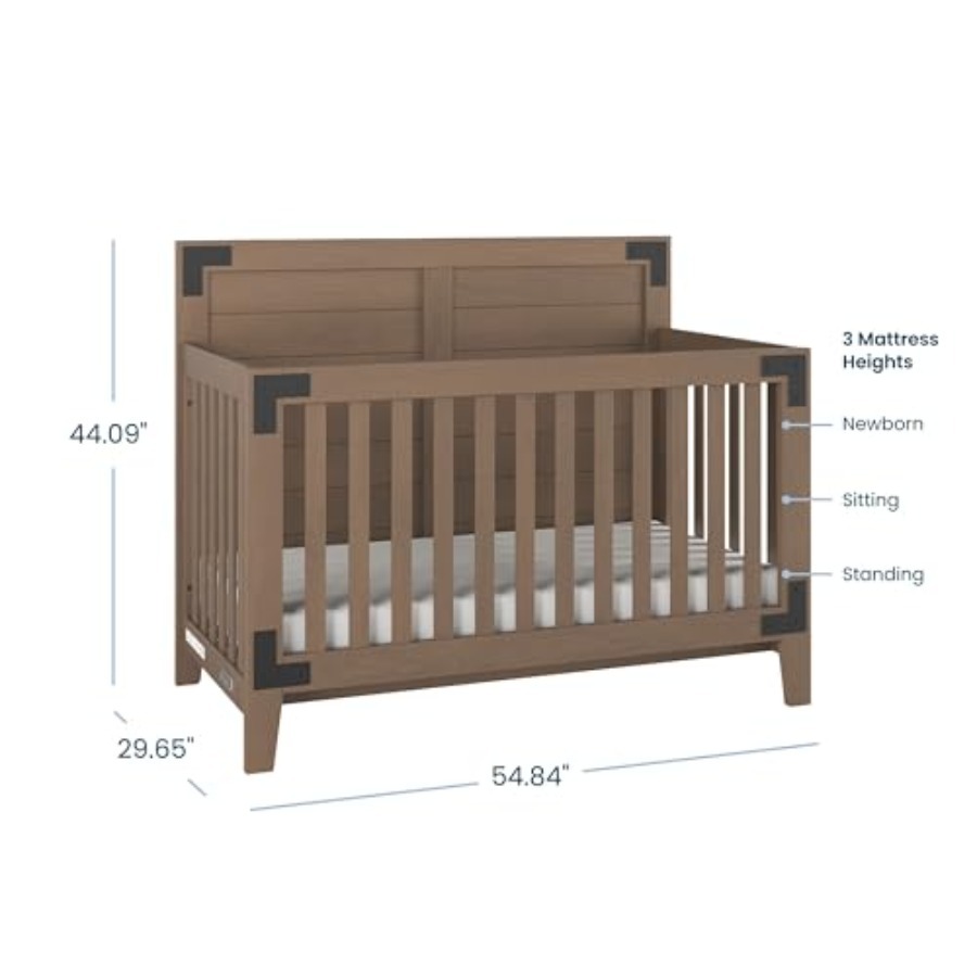 Lucas Design 4-in-1 Convertibl - đánh giá và giá Convertible Crib Set