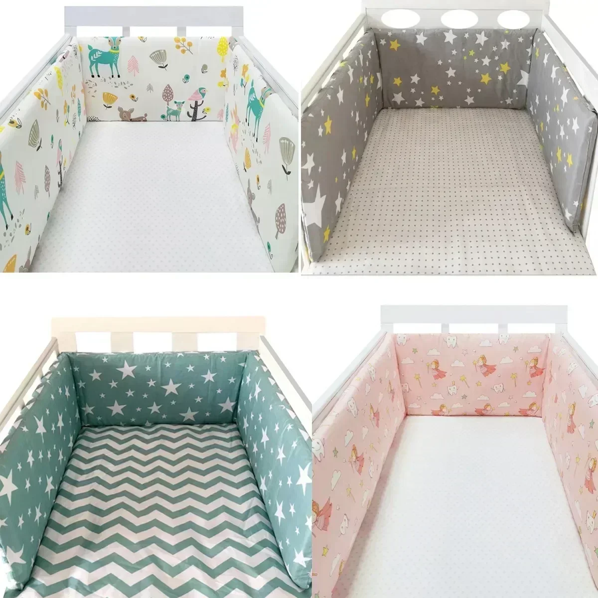 Baby Bed Bumpers Infant Cotton - đánh giá và giá Baby Nursery Glider