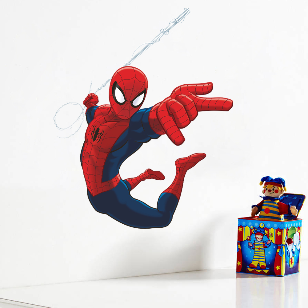 Creative Super Hero Spiderman  - đánh giá và giá Baby Nursery Wall Decals
