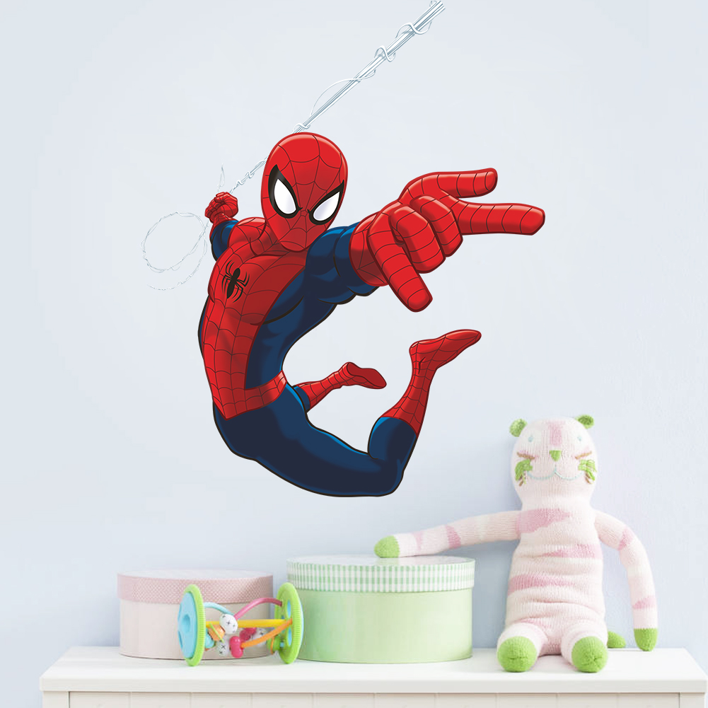 Creative Super Hero Spiderman  - đánh giá và giá Baby Nursery Wall Decals