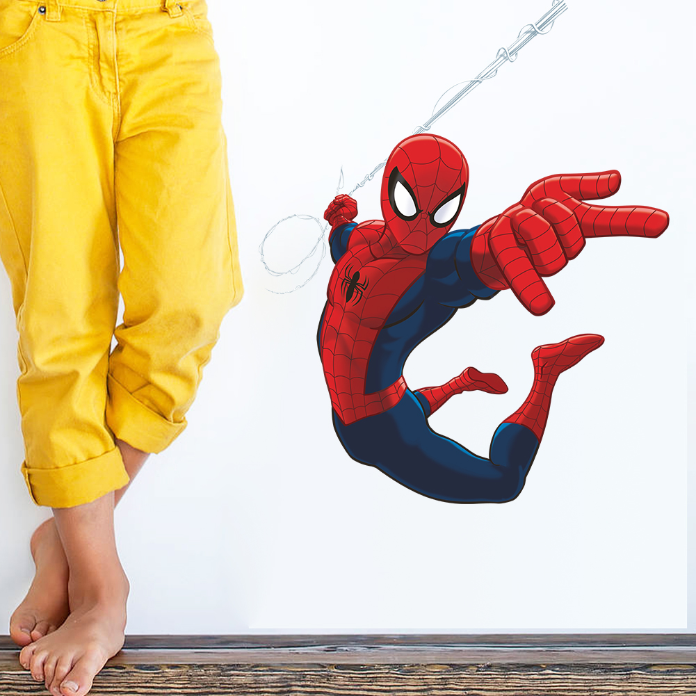 Creative Super Hero Spiderman  - đánh giá và giá Baby Nursery Wall Decals