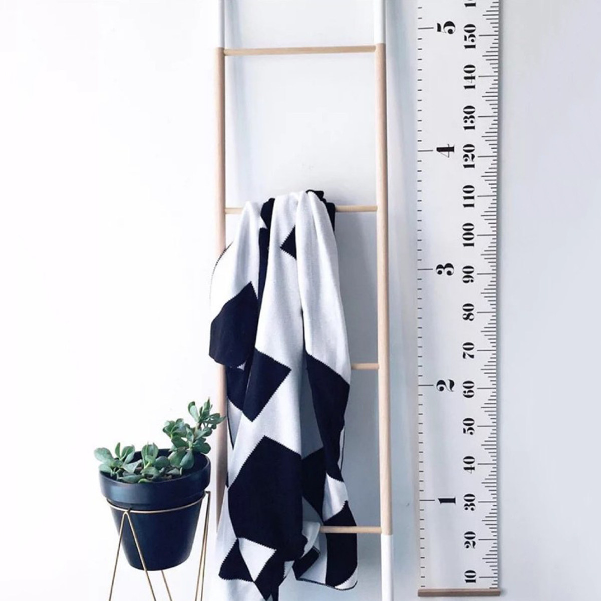 Baby Growth Chart Height Ruler - đánh giá và giá Baby Nursery Fabric