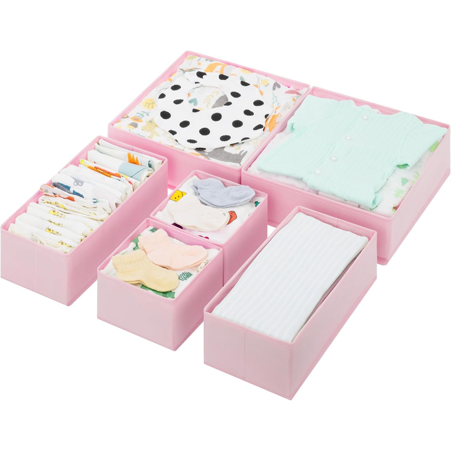 6 Pack Drawer Organizer Bins f - đánh giá và giá Baby Nursery Images Free