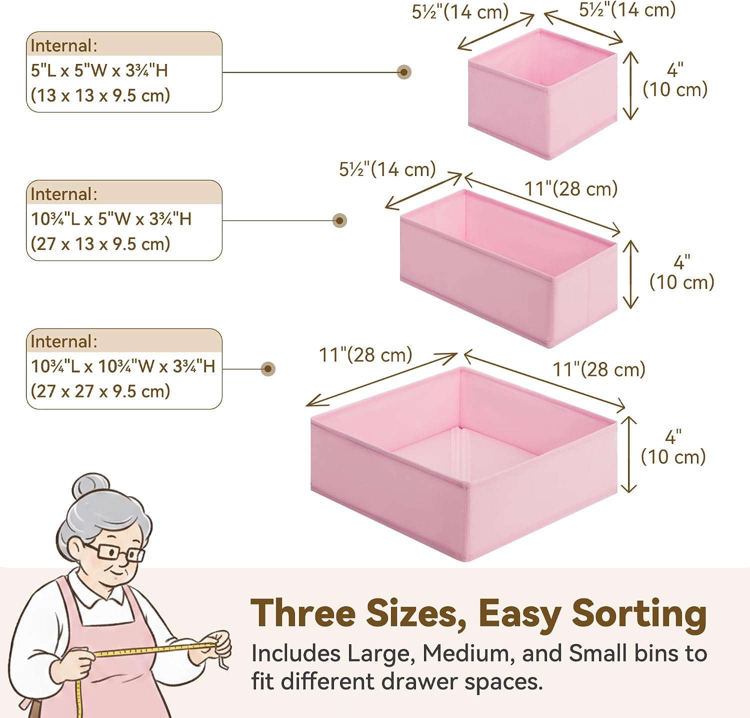 6 Pack Drawer Organizer Bins f - đánh giá và giá Baby Nursery Images Free