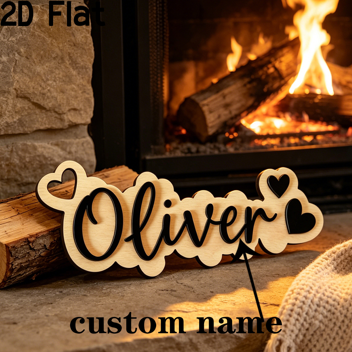 1Pc Custom Love Decor Wooden A - đánh giá và giá Baby Nursery Home
