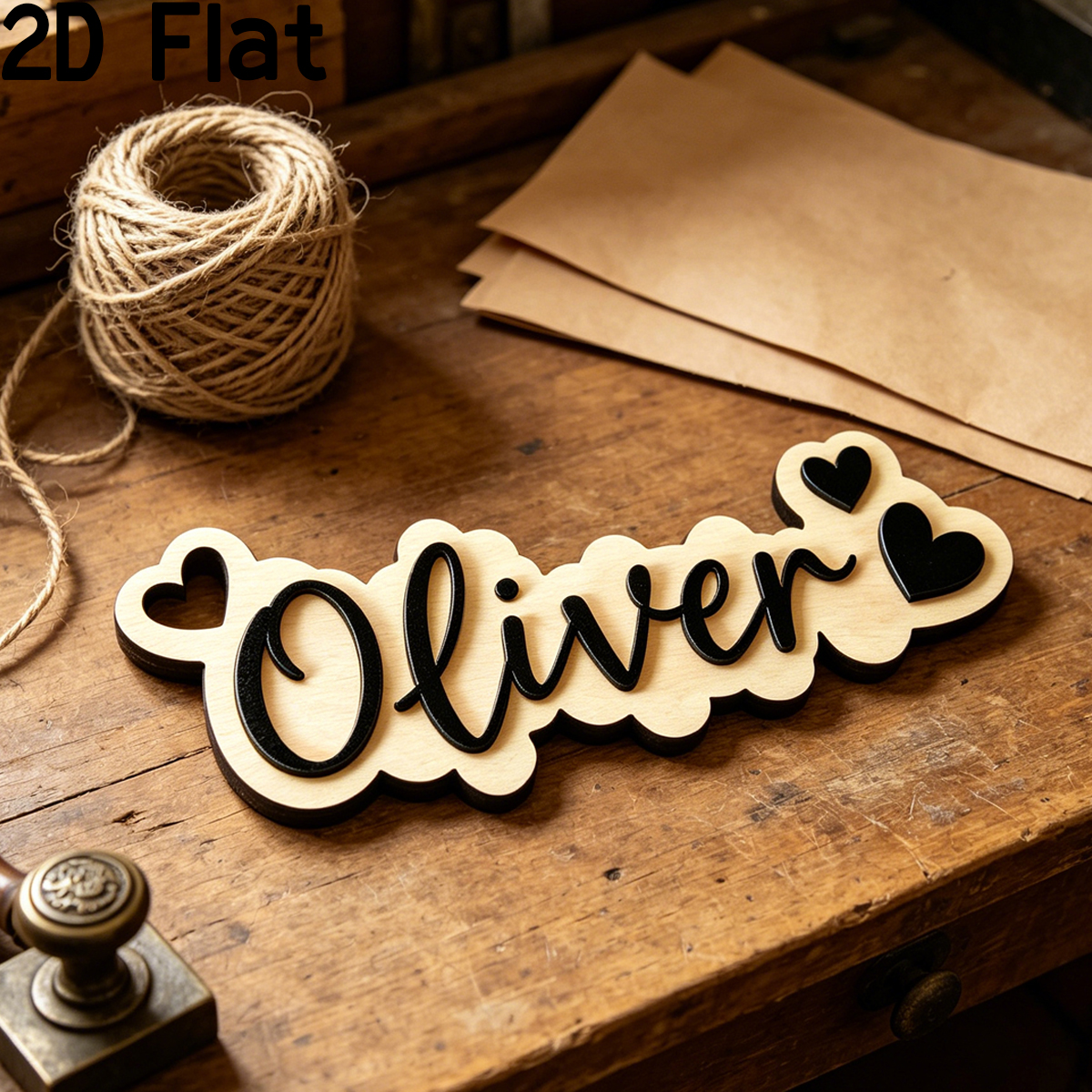 1Pc Custom Love Decor Wooden A - đánh giá và giá Baby Nursery Home