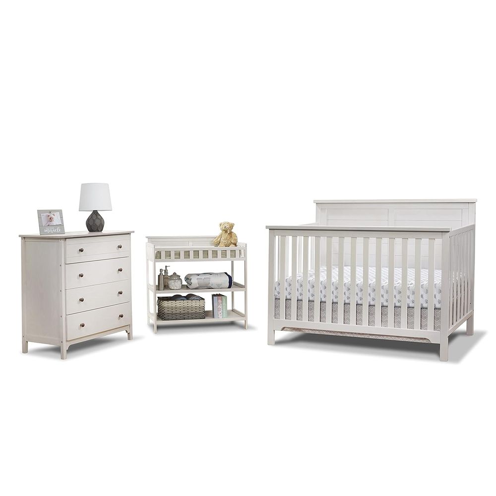 urniture armhouse 3-Piece Nurs - đánh giá và giá Convertible Crib Set