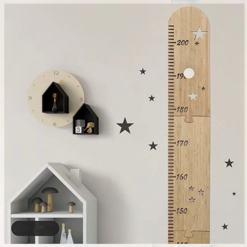 5 Sheets Nordic Wooden Kids He - đánh giá và giá Baby Nursery Wall Decals