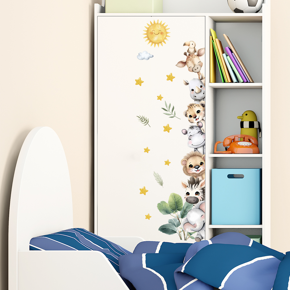 Cartoon Safari Animals Height  - đánh giá và giá Baby Nursery Giraffe