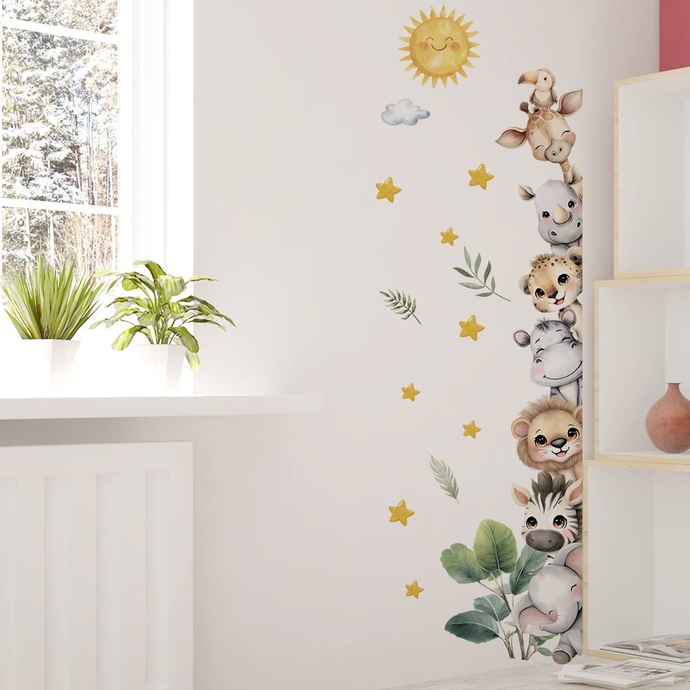 Cartoon Safari Animals Height  - đánh giá và giá Baby Nursery Giraffe