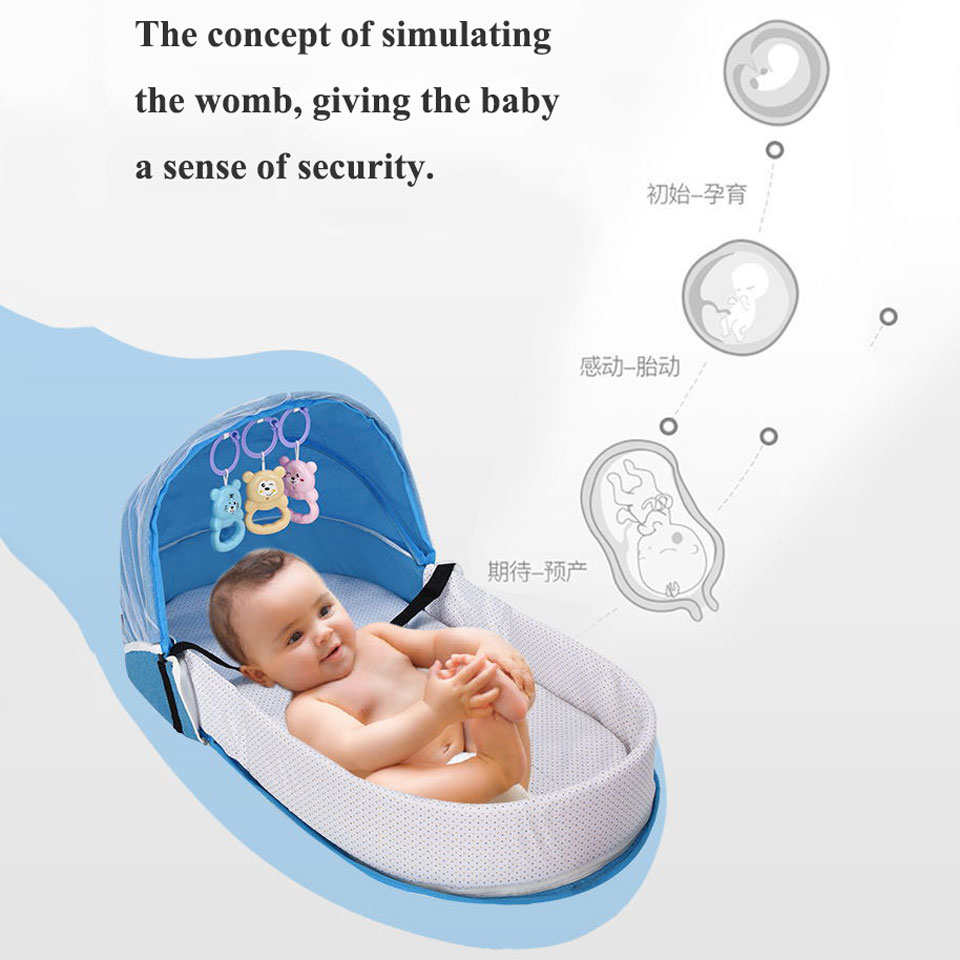 Portable Travel Baby Crib Fold - đánh giá và giá Baby Nursery Glider