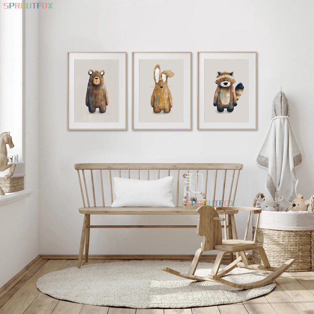 Giraffe, Lions, Elephant Canva - đánh giá và giá Baby Nursery Giraffe