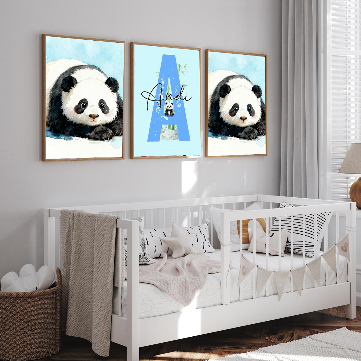 3pcs Personalized Panda Nurser - đánh giá và giá Baby Nursery Home