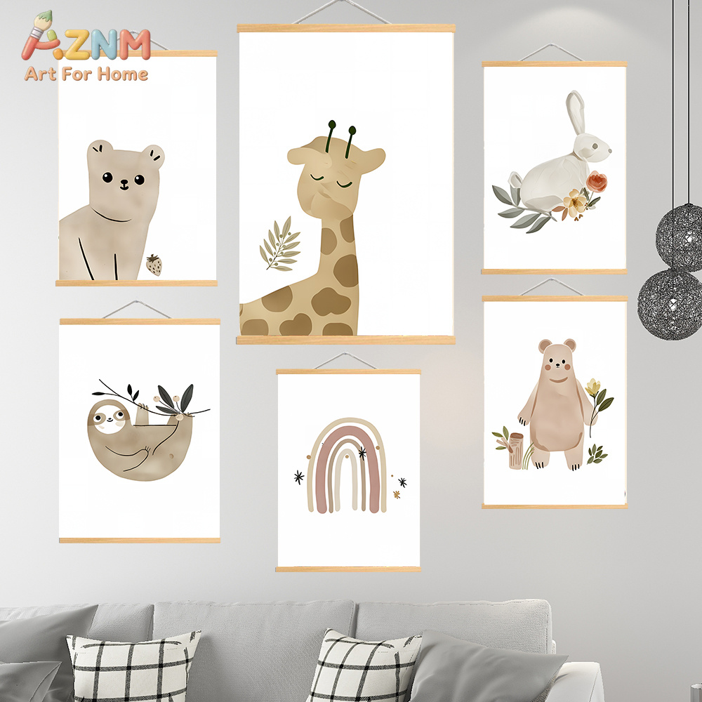AZNM Neutral Boho Safari Anima - đánh giá và giá Baby Nursery Giraffe
