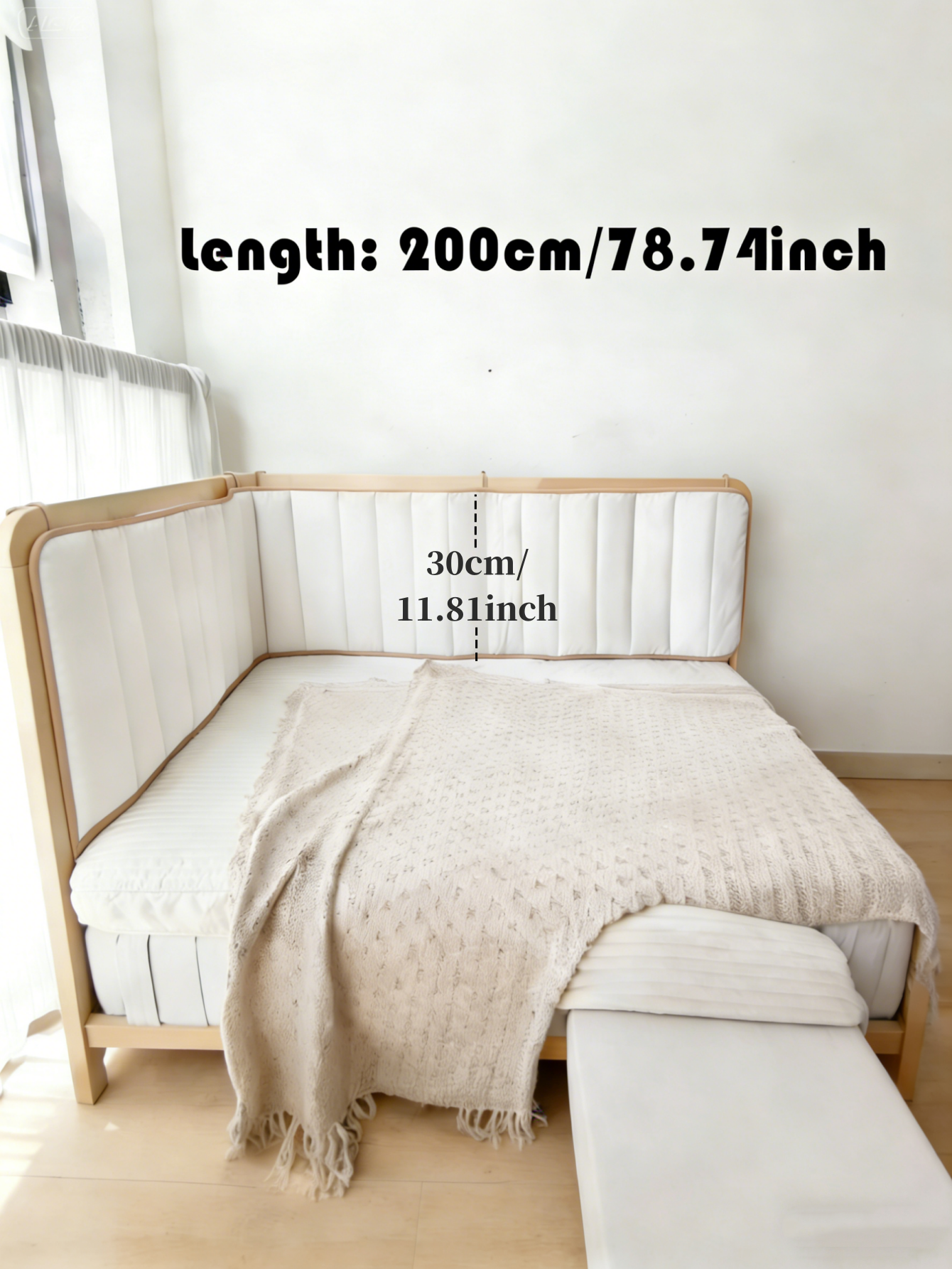 Baby Bumper 180Cm/Piece Double - đánh giá và giá Baby Nursery Glider