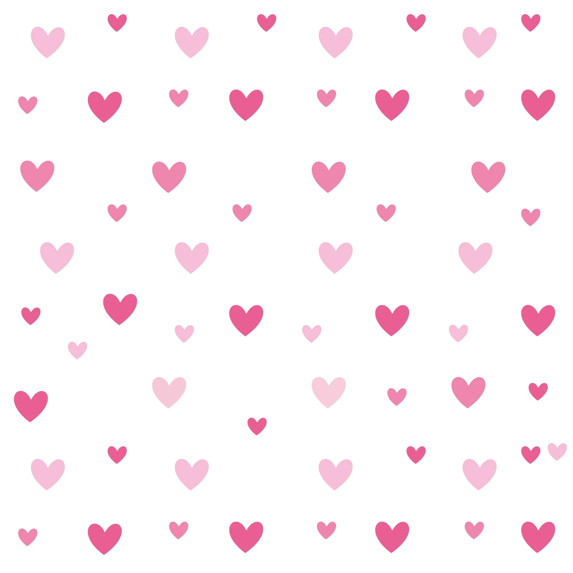 170pcs=10 Sheets Pink Heart Wa - đánh giá và giá Baby Nursery Wallpaper Girl