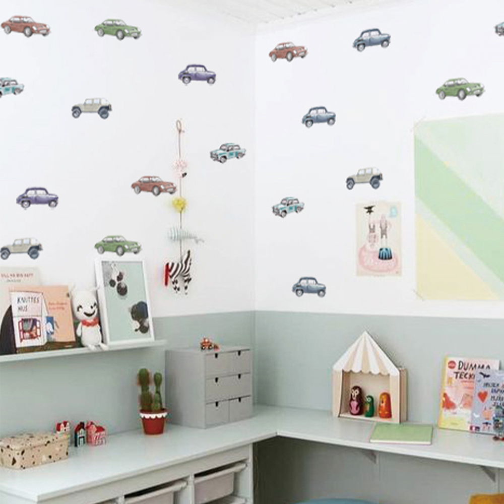 Cartoon Kids Transport Car Tru - đánh giá và giá Baby Nursery Wall Decals