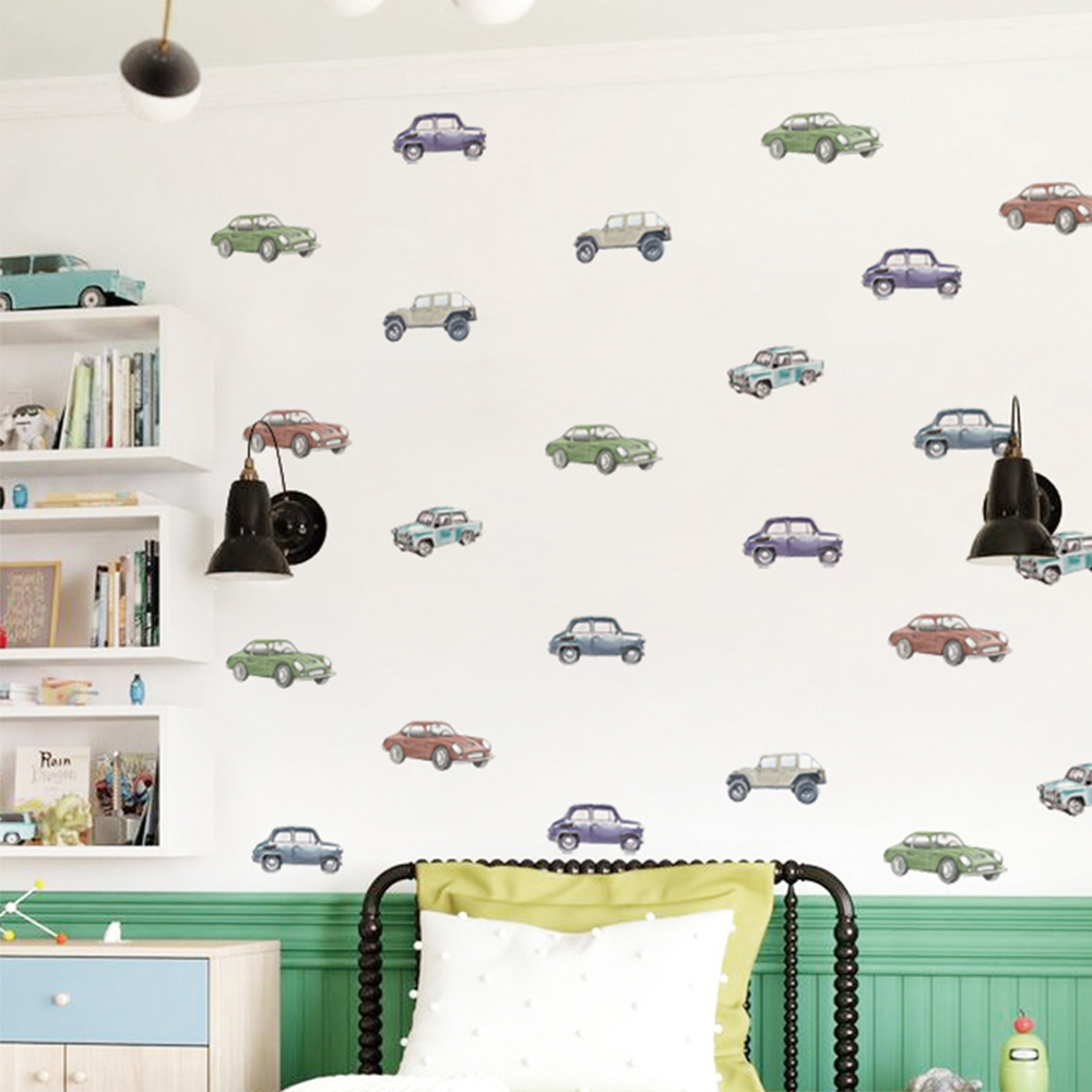 Cartoon Kids Transport Car Tru - đánh giá và giá Baby Nursery Wall Decals