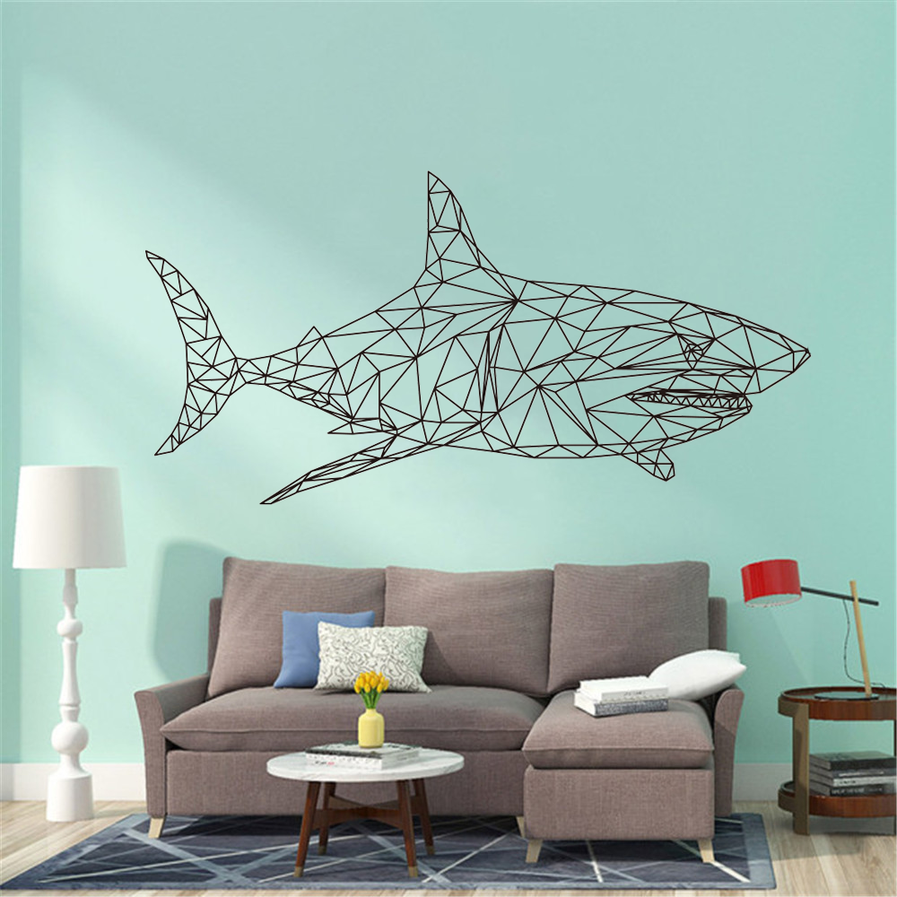 Geometric Shark Whale Fish Oce - đánh giá và giá Baby Nursery Under The Sea
