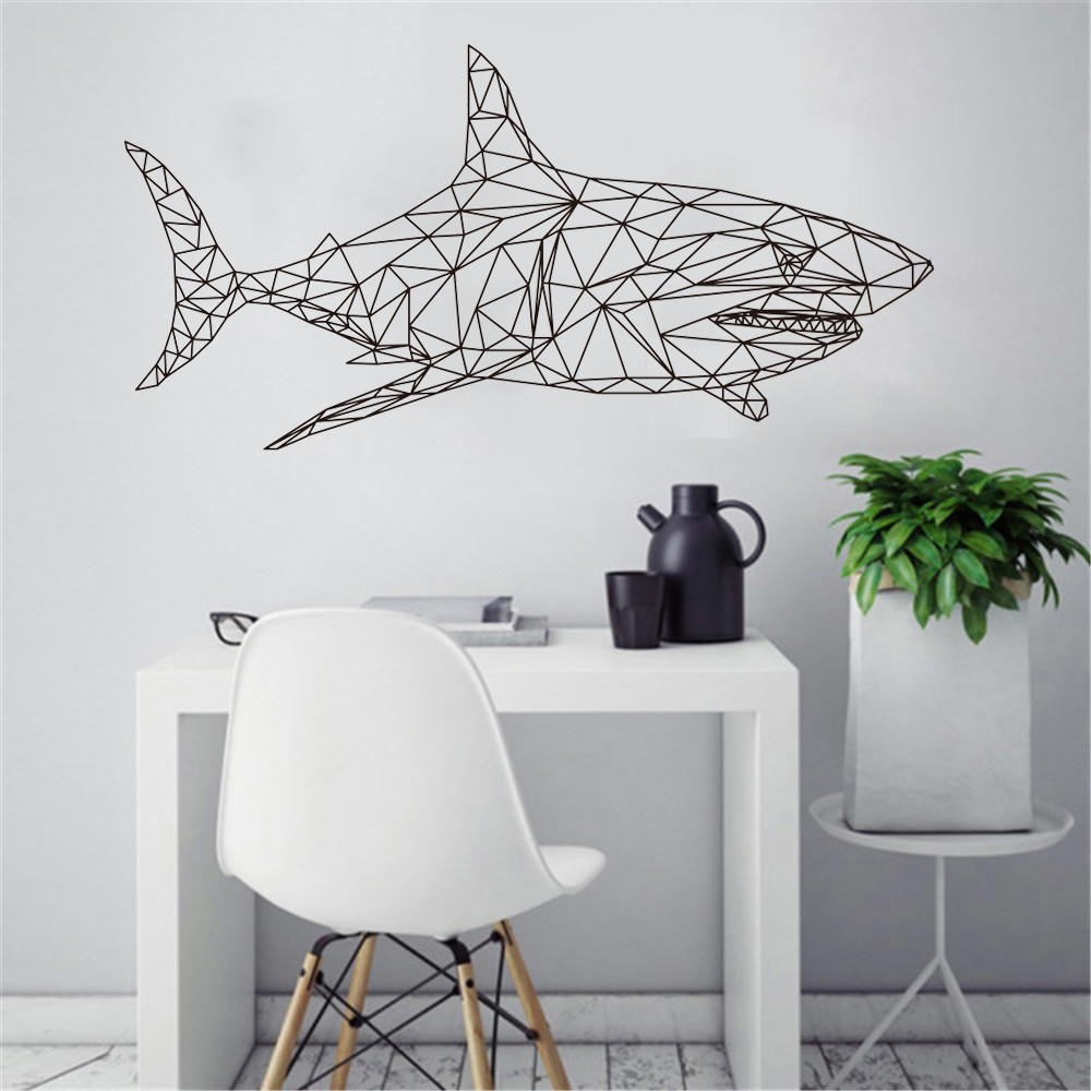 Geometric Shark Whale Fish Oce - đánh giá và giá Baby Nursery Under The Sea