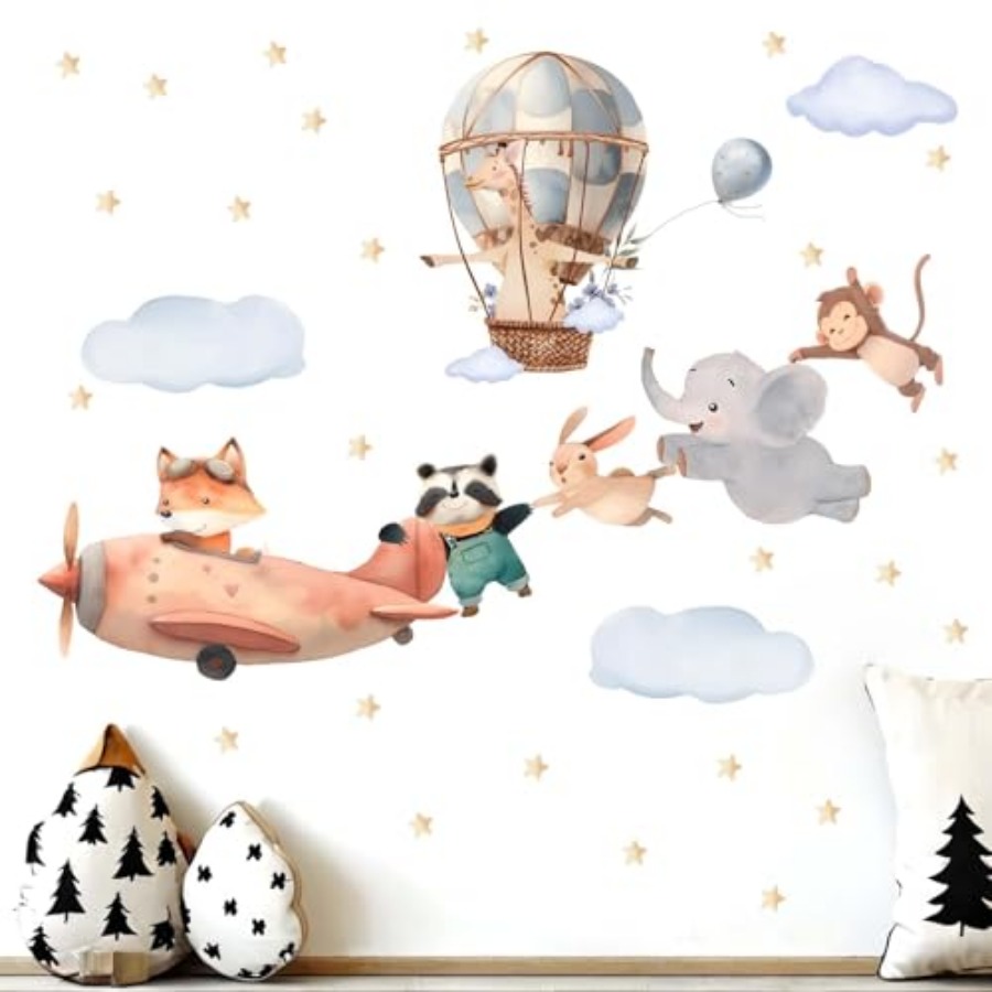 Wall Stickers for Nursery: Bab - đánh giá và giá Baby Nursery Giraffe