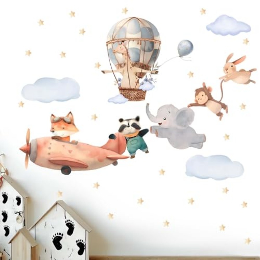 Wall Stickers for Nursery: Bab - đánh giá và giá Baby Nursery Giraffe