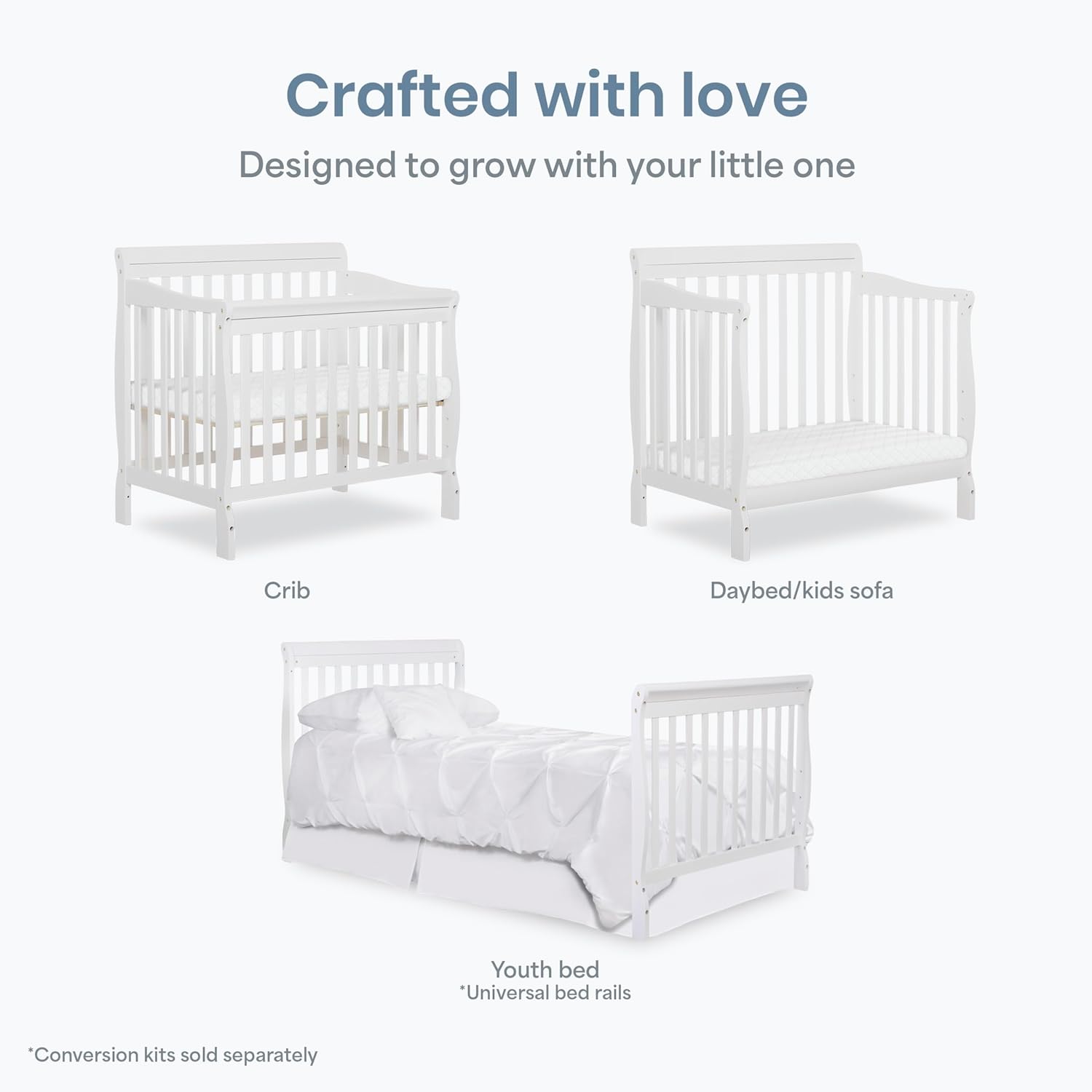 Ashton 4-In-1 Convertible Crib - đánh giá và giá Convertible Crib Set