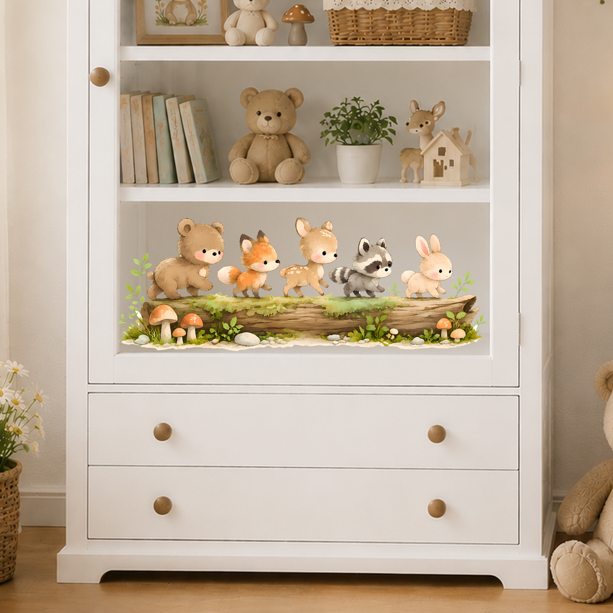 Nursery Forest Animals Window  - đánh giá và giá Baby Nursery Home