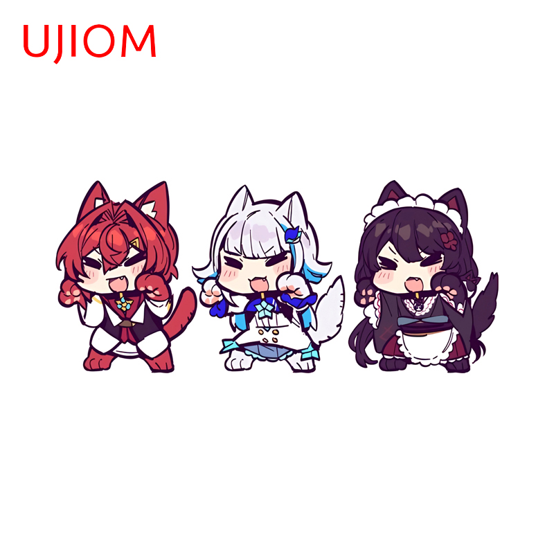 UJIOM Chibi Hololive Three Gir - đánh giá và giá Baby Nursery Wallpaper Girl