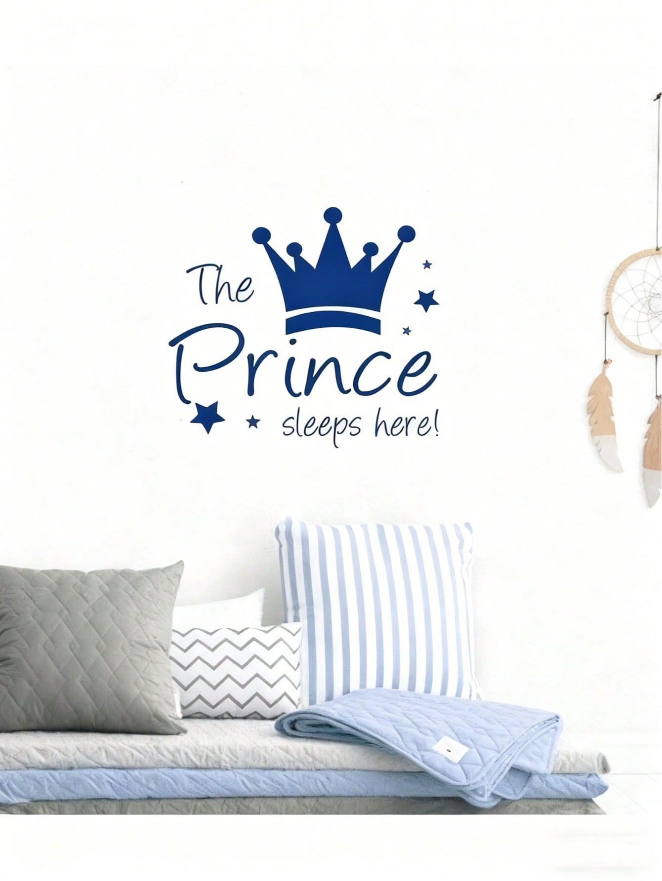 Removable Princess Crown Wall  - đánh giá và giá Baby Nursery Wallpaper Girl