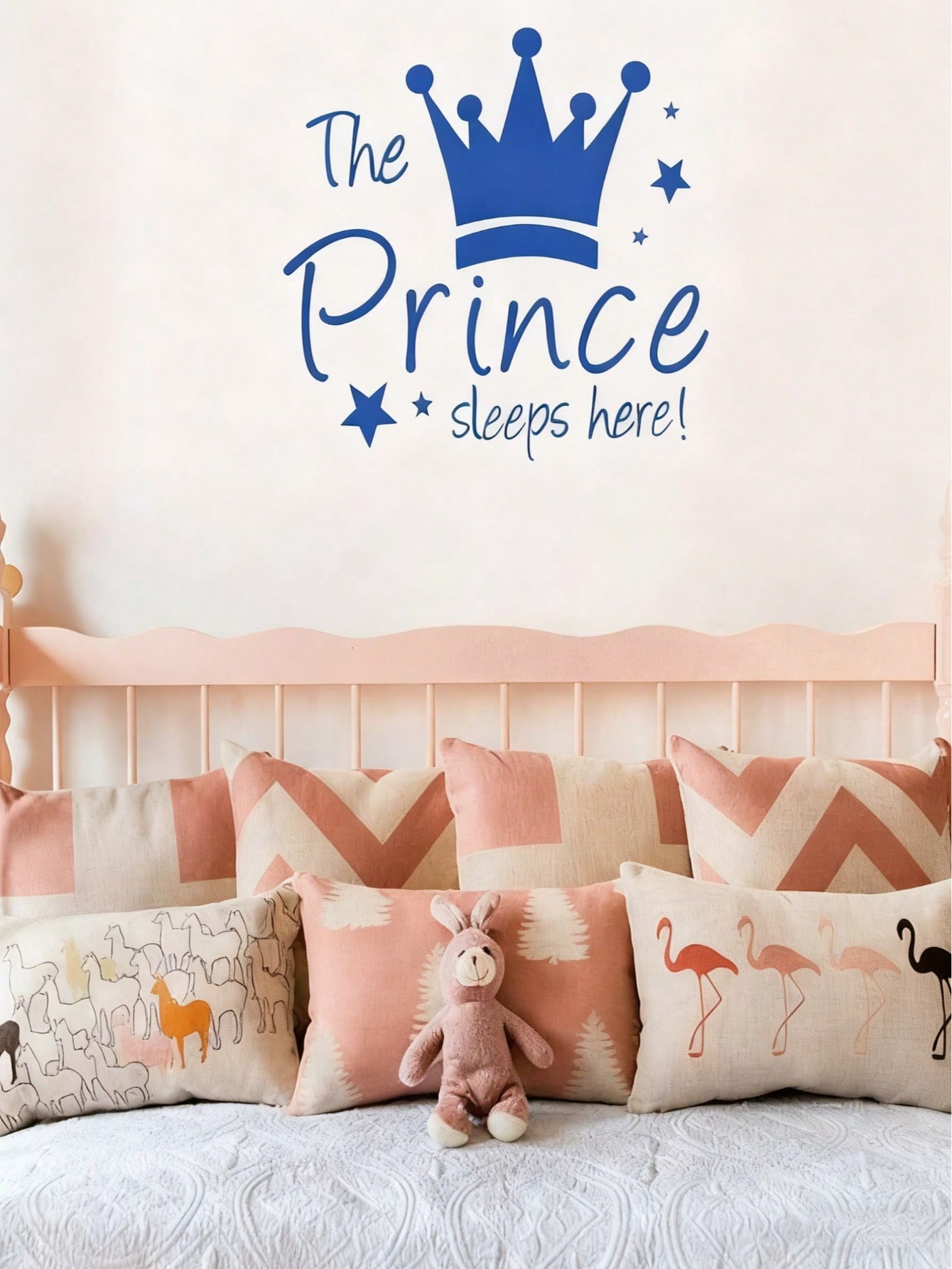 Removable Princess Crown Wall  - đánh giá và giá Baby Nursery Wallpaper Girl