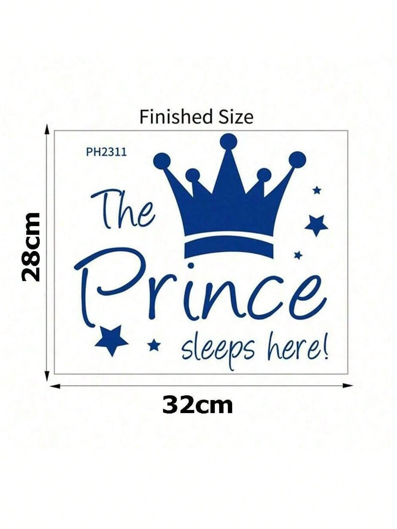 Removable Princess Crown Wall  - đánh giá và giá Baby Nursery Wallpaper Girl