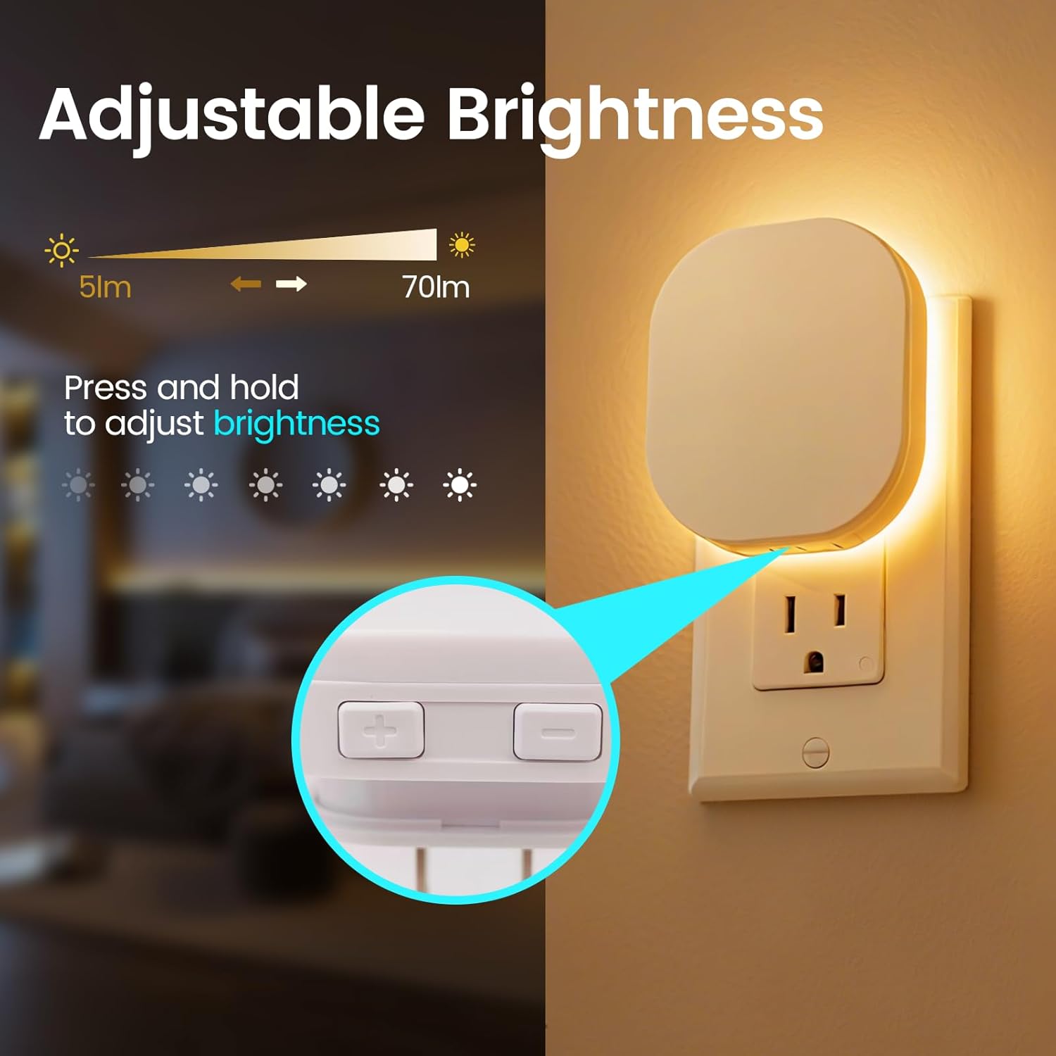 Motion Sensor Plug-in Night Li - đánh giá và giá Baby Nursery Images Free