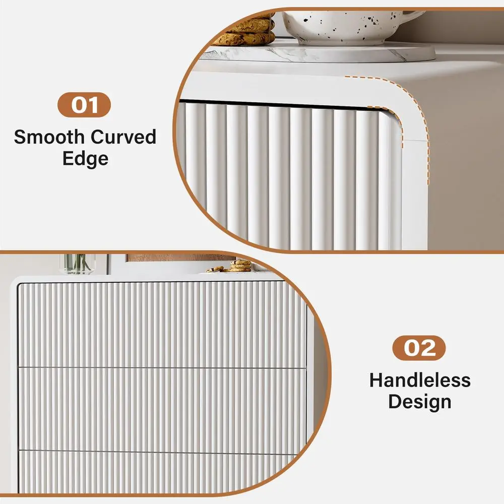 White 5 Drawer Dresser for Bed - đánh giá và giá Drawer Dresser White