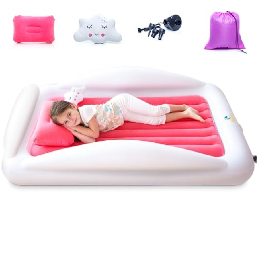 Inflatable Toddler Travel Bed  - đánh giá và giá Bed Rail Toddler