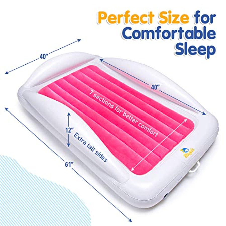 Inflatable Toddler Travel Bed  - đánh giá và giá Bed Rail Toddler