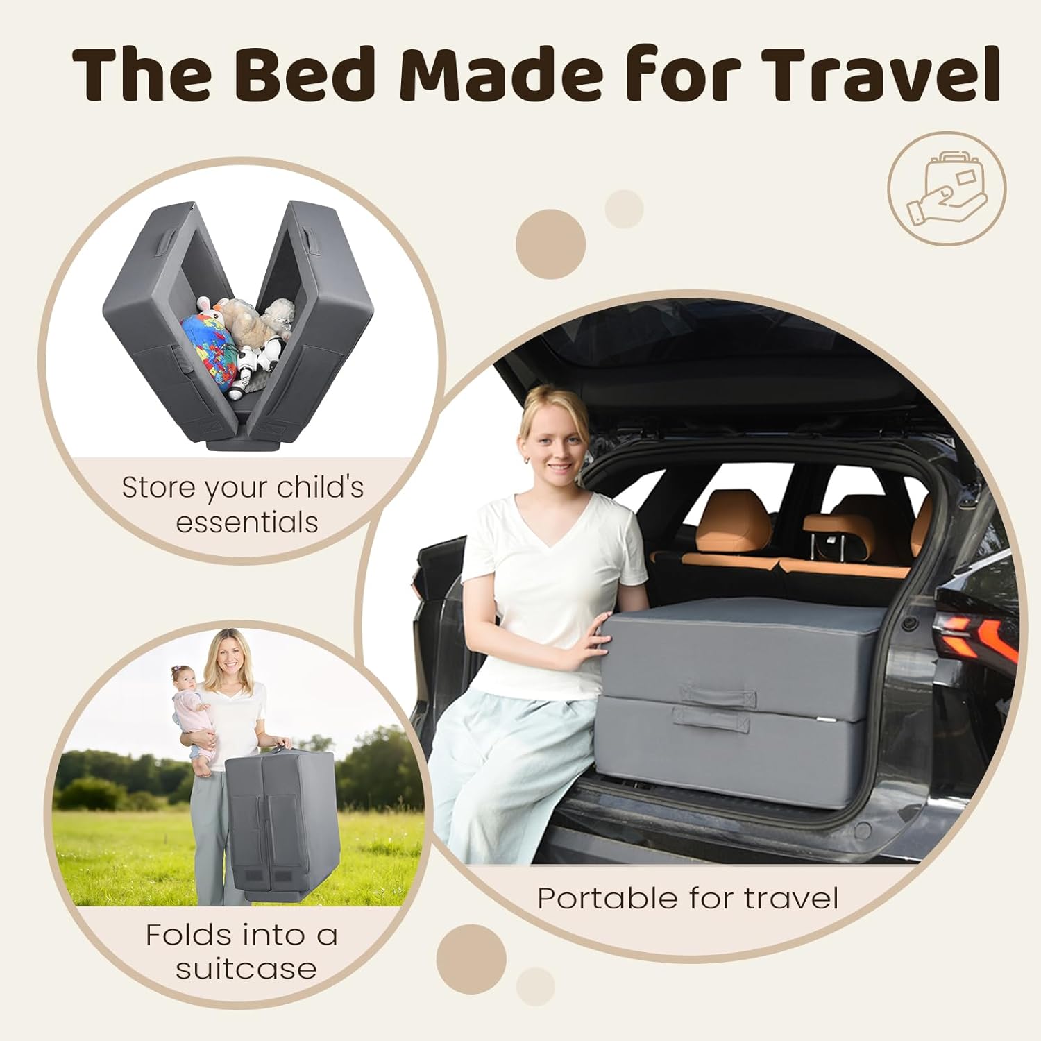 Portable Toddler Floor Bed wit - đánh giá và giá Bed Rail Toddler