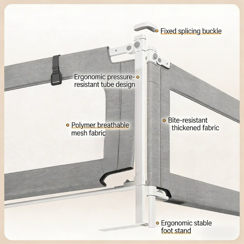 180cm Adjustable Crib Guardrai - đánh giá và giá Bed Rail Toddler