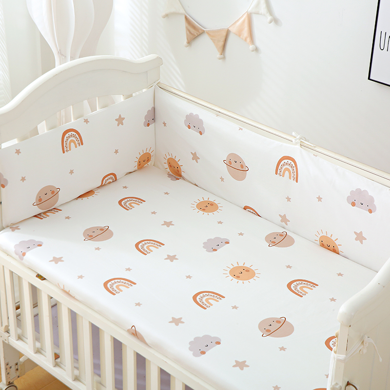 1pc Baby Crib Guard Rail Soft  - đánh giá và giá Baby Nursery Glider