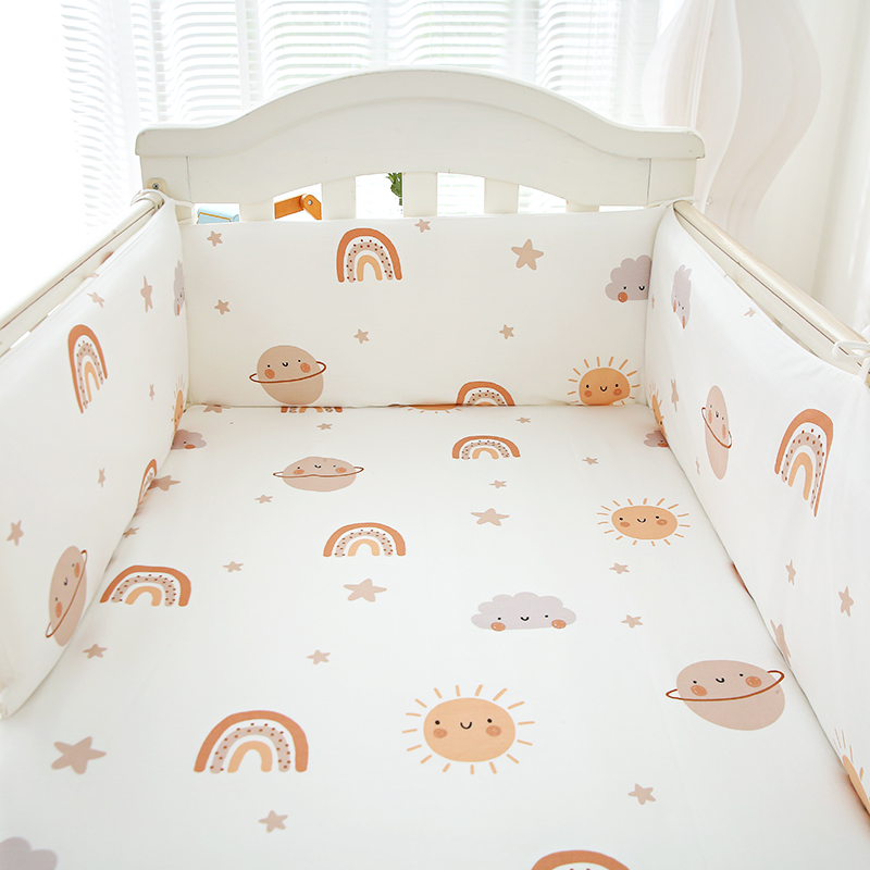 1pc Baby Crib Guard Rail Soft  - đánh giá và giá Baby Nursery Glider