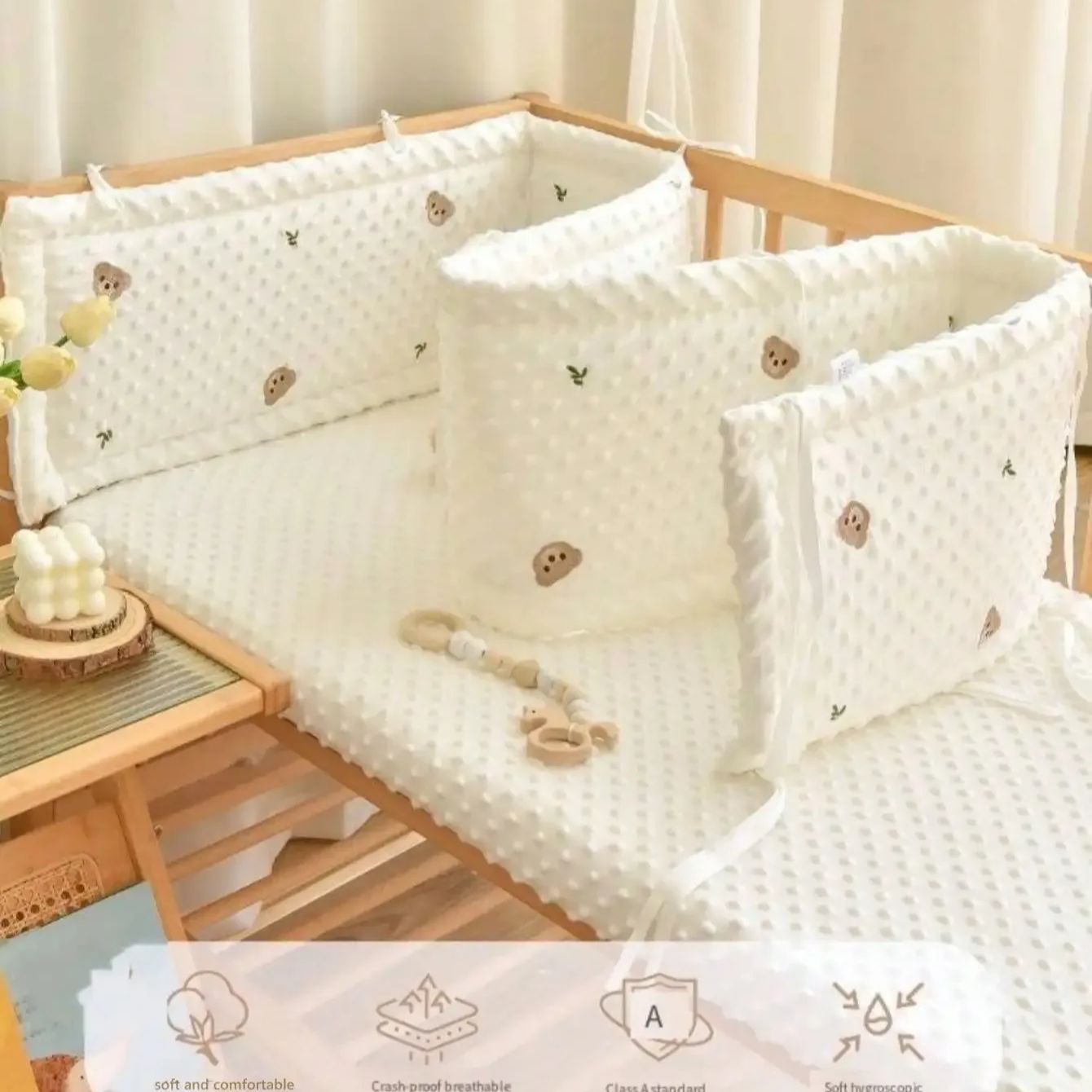 Baby Bed Bumper In Crib Cot Pr - đánh giá và giá Baby Nursery Glider