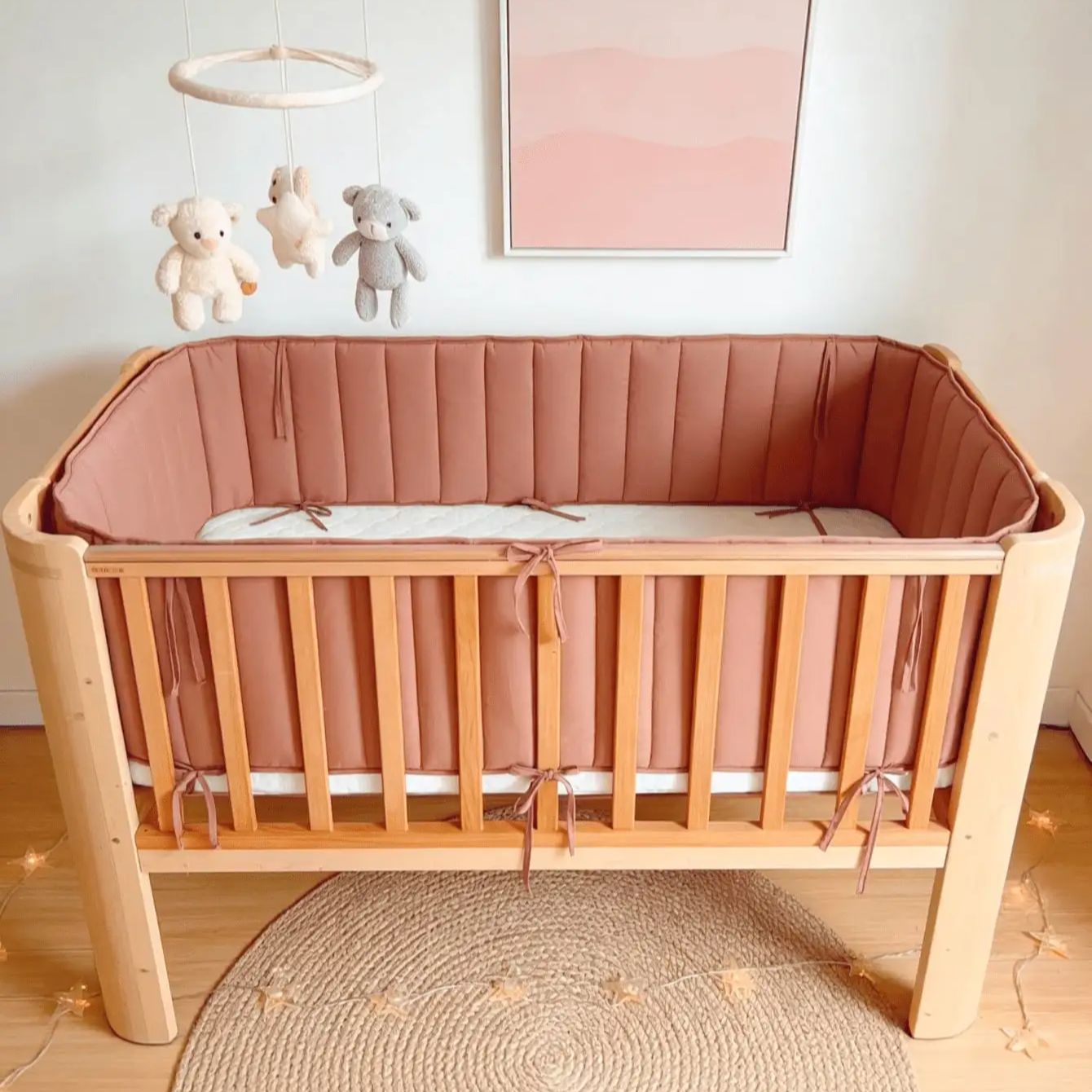 Bumpers In The Crib Baby Bed B - đánh giá và giá Baby Nursery Glider