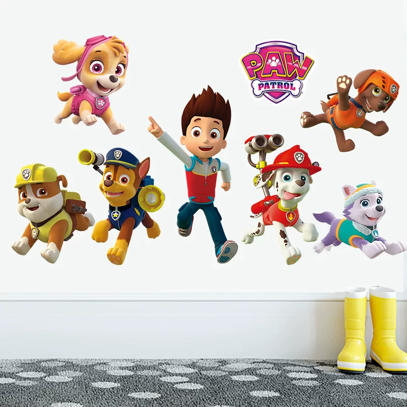 Cartoon Pawed Patrol Wall Stic - đánh giá và giá Baby Nursery Wall Decals