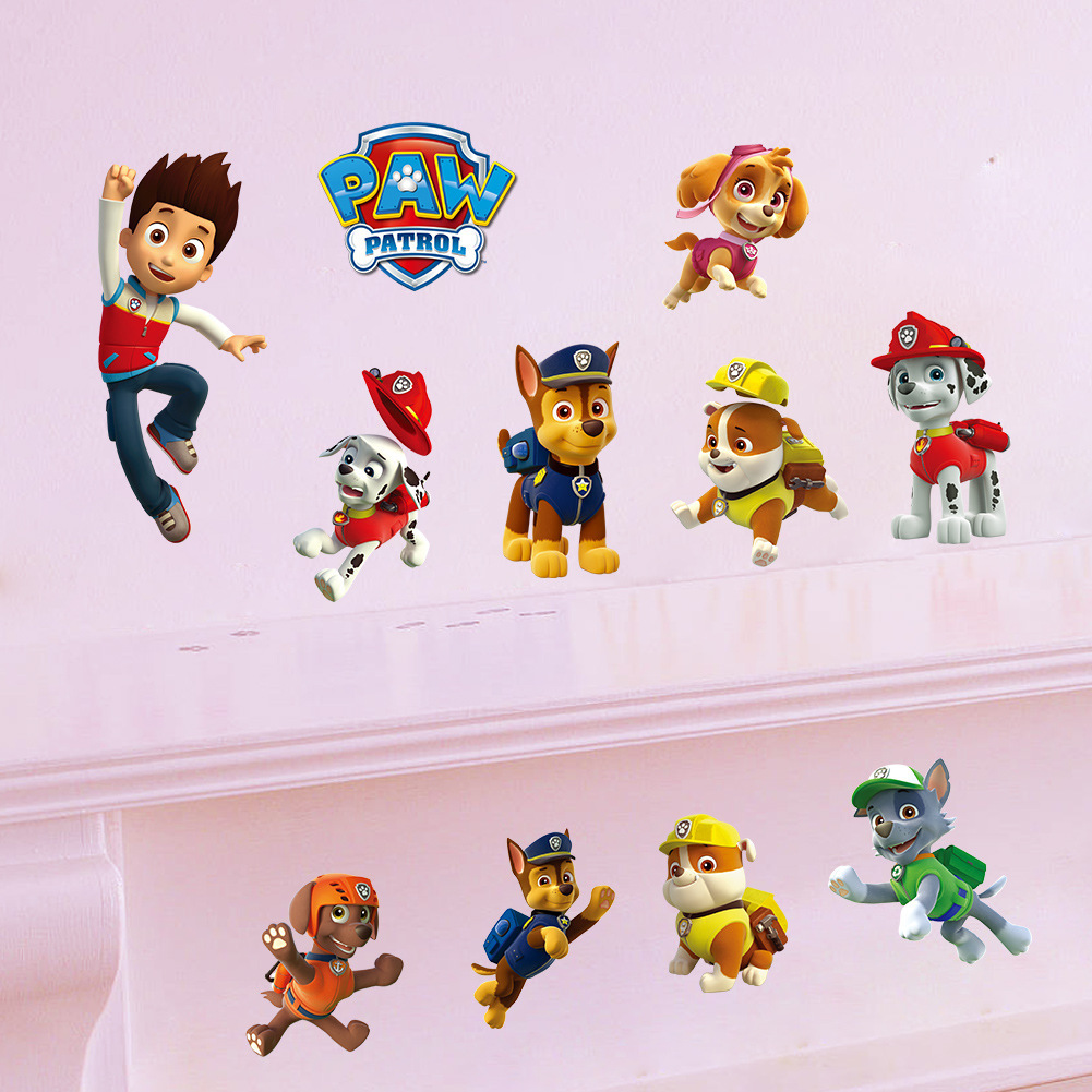 Cartoon Pawed Patrol Wall Stic - đánh giá và giá Baby Nursery Wall Decals